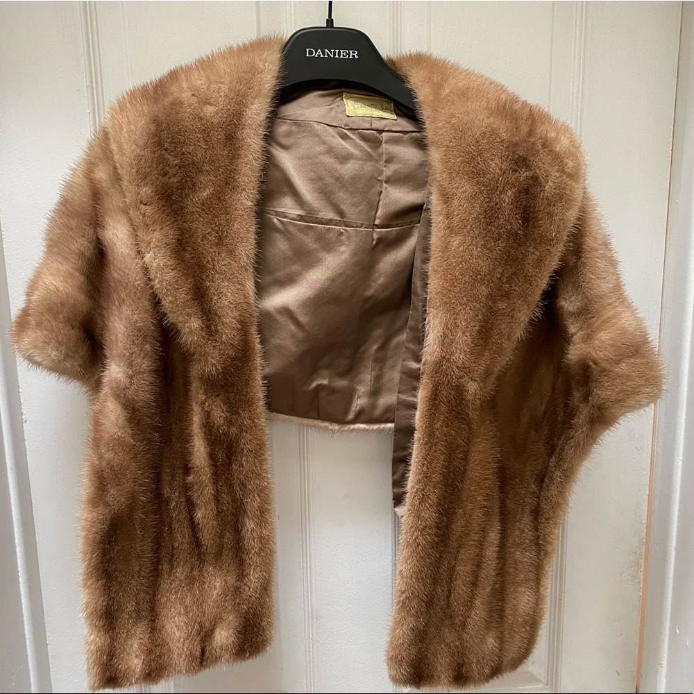 Autumn Brown Emba Mink Stole